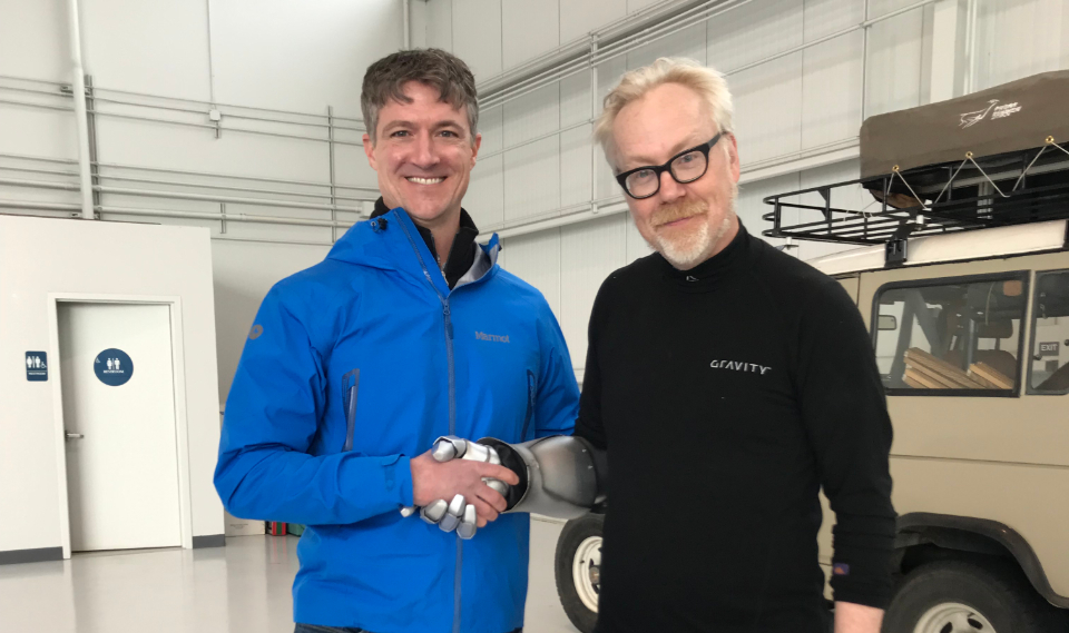 Craig Brice with Adam Savage